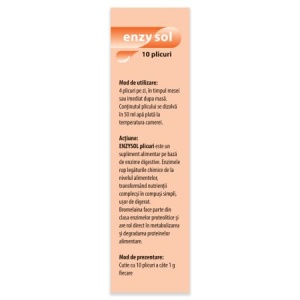 Enzysol, 10 plicuri, Dr. Phyto - Img 3