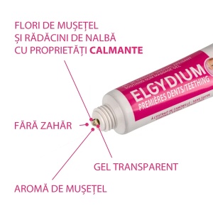 Gel calmant pentru eruptii dentare, 15 ml, Elgydium - Img 3