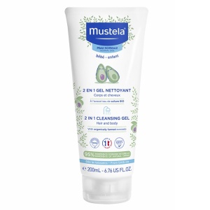 Gel de curatare 2in1 par si corp, 200 ml, Mustela