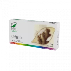 Ghimbir, 30 capsule, Pro Natura