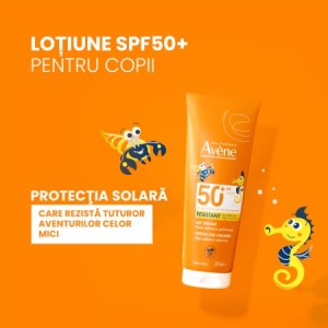 Lotiune cu protectie solara pentru copii SPF50+, 250 ml, Avene - Img 5