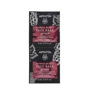 Masca de fata antirid cu extract de struguri, 2 x 8 ml, Apivita