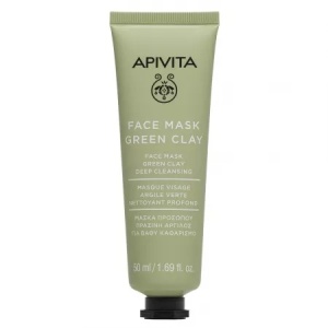 Masca pentru curatare profunda cu argila verde, 50 ml, Apivita