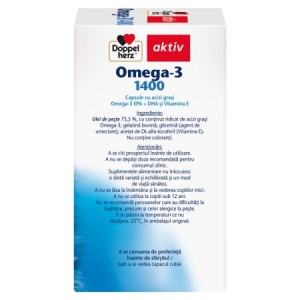 Omega 3, 1400 mg, 60 capsule, Doppelherz - Img 4