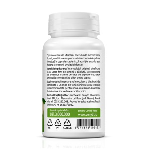 Otet din cidru de mere, 60 capsule, Zenyth - Img 3