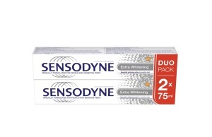 Pachet 2 paste de dinti Extra Whitening, 75 ml, Sensodyne
