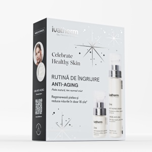Pachet Cremă Anti-Aging UNA 50 ml + Cremă Anti-Aging Contur de Ochi UNA 15 ml – Ivatherm