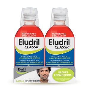 Pachet Promo Apa de gura, 2x500ml, Eludril