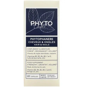 Phytophanere pentru par si unghii, 120 capsule, Phyto
