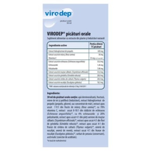 Picaturi orale pentru copii Virodep, 30 ml, Dr. Phyto - Img 3