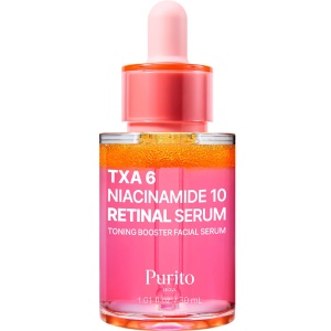 Retinal ser de față TXA 6 Niacinamide 10 – luminozitate și fermitate, 30 ml, Purito
