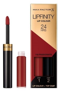 Ruj rezistent la transfer Lipfinity 110 Passionate, Max Factor