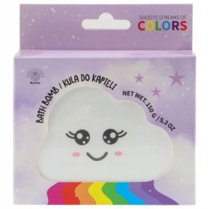 Sare de baie Rainbow in forma de nor, 150 g, Aurora