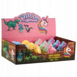 Sare de baie unicorn sau ou de dinozaur, 1 x 100 g, Aurora - Img 2