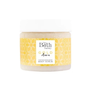 Scrub pentru corp Gold Aura, 300 g, The Bath Factory