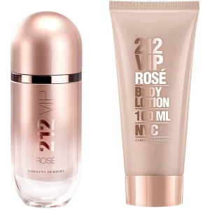 Set 212 VIP Rose: Apa de parfum, 50 ml + Lotiune de corp 75 ml, Carolina Herrera - Img 2