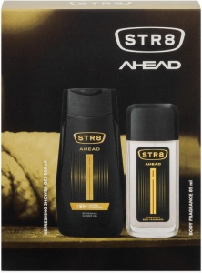 Set Ahead Gel de dus 250 ml si deodorant spray 85 ml, STR8