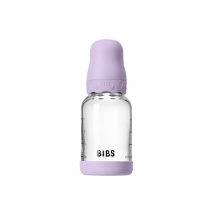 Set complet Biberon Boheme din sticlă anticolici, tetină latex cu flux lent, 120 ml, Bibs - Img 3