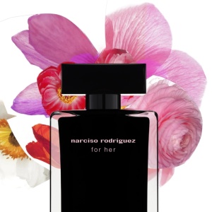 Set parfum pentru femei For Her, apa de toaleta 50 ml + lotiune de corp 50 ml, Narciso Rodriguez - Img 3