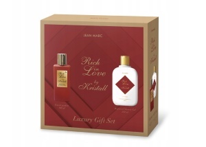 Set pentru femei Rich in Love apa de parfum 100 ml + gel de dus parfumat 250 ml, Jean Marc