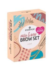 Set pentru sprancene easy & wow light, Essence