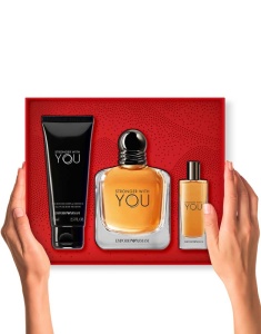 Set Stronger With You – Apa de toaleta 100 ml + Apa de toaleta 15 ml + Gel Duș 75 ml, Armani - Img 2