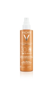 Spray fluid invizibil cu protectie solara SPF 30 pentru fata si corp Capital Soleil, 200 ml, Vichy