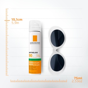 Spray invizibil matifiant cu protectie solara SPF 50 pentru fata Anthelios, 75 ml, La Roche-Posay - Img 4