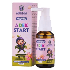 Spray oral cu vitamine A, D3, E și K2 ADEK Start, copii 1 an+, 30 ml, Aronino, Aronia Charlottenburg
