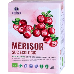 Suc pur de merisoare ECO, 3L, Aronia Charlottenburg