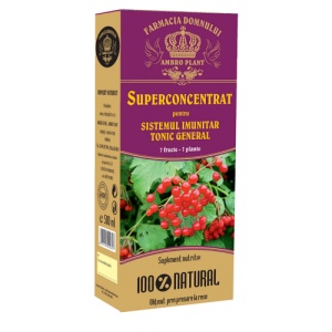 Superconcentrat pentru sistemul imunitar si tonic general, 500 ml, Ambro Plant