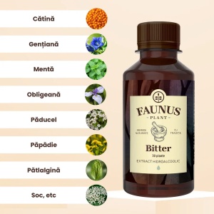 Tinctura Bitter din 30 Plante, 200 ml, Faunus Plant - Img 5