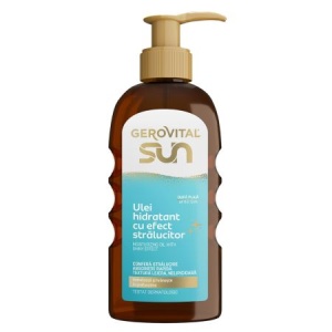 Ulei de corp hidratant cu efect stralucitor dupa plaja Sun, 150 ml, Gerovital