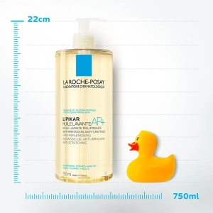Ulei de spalare hidratant pentru pielea uscata cu tendinta atopica Lipikar AP+, 750 ml, La Roche-Posay - Img 3
