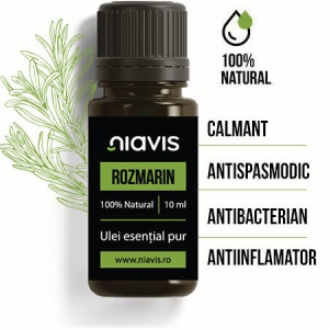 Ulei esential de rozmarin, 10 ml, Niavis