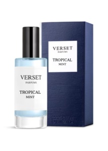 Apa de parfum pentru barbati Tropical Mint, 15 ml, Verset
