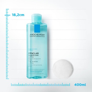 Apa micelara pentru pielea grasa cu tendinta acneica Effaclar Ultra, 400 ml, La Roche-Posay - Img 2