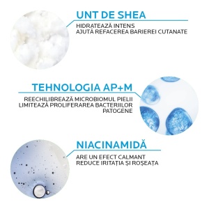Balsam cu tripla actiune impotriva puseurilor de uscaciune a pielii Lipikar Baume Light AP+M, 400 ml, La Roche-Posay - Img 3