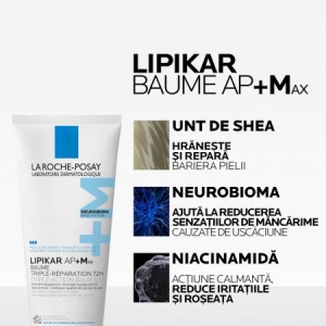 Balsam triplu reparator Lipikar Baume AP+Max, 200 ml, La Roche-Posay - Img 7