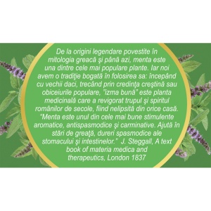Ceai de Menta D 122, 50 g, Fares - Img 4