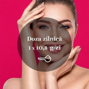 Colagenus Beauty Glow – Colagen hidrolizat pudra tip 1 și 3, 325 g, aroma capsuni, Faunus Plant - Img 7