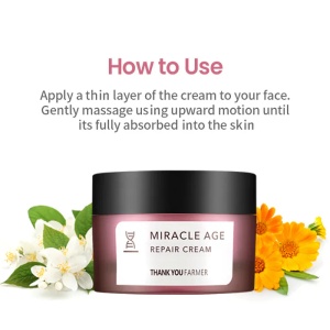 Crema reparatoare Miracle Age Repair Cream, 50 ml, Thank You Farmer - Img 3