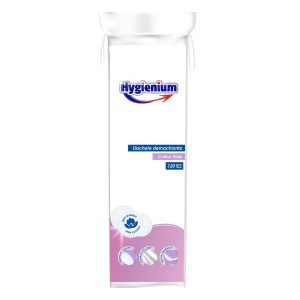 Dischete demachiante din bumbac, 120 bucati, Hygienium