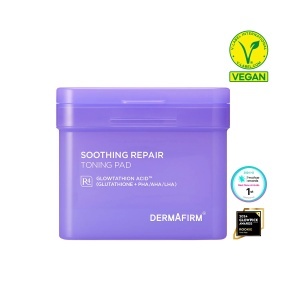Dischete exfoliante imbibate cu Glutation și PHA/AHA/LHA, Soothing Repair Toning Pad R4, 180 ml / 70 bucati, Dermafirm
