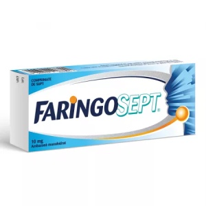 Faringosept, 10 mg, 10 comprimate de supt, Terapia