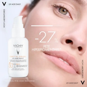 Fluid cu protectie solara SPF 50+ pentru fata Capital Soleil, 40 ml, Vichy - Img 4