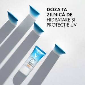 Fluid hidratant 72h cu acid hialuronic si SPF50 Mineral 89, 50 ml, Vichy - Img 2