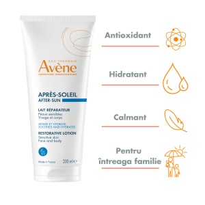 Lapte reparator dupa plaja Apres-Soleil, 200 ml, Avene - Img 2