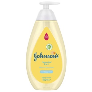 Lotiune de spalare si sampon 2-în-1 Top-to-Toe, 500 ml, Johnson&Johnson
