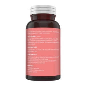Menstrana, pentru echilibru hormonal si confort în sindromul premenstrual (PMS), 30 capsule, Faunus Plant - Img 3
